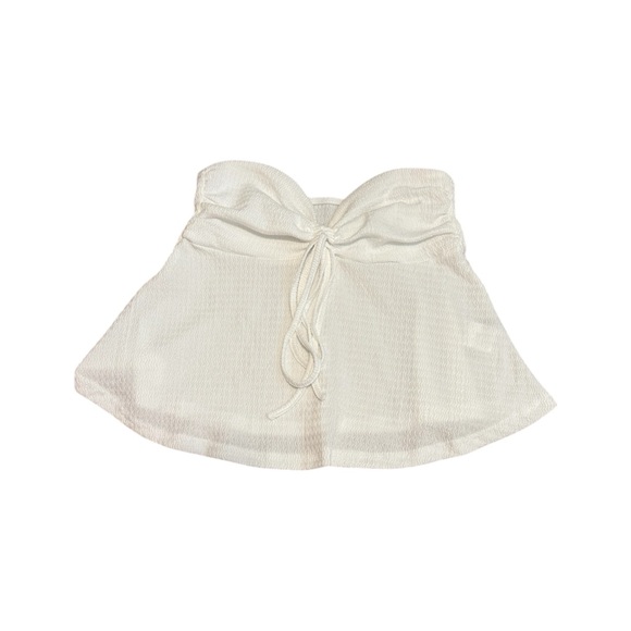 SHEIN Tops - Elegant White Women's Strapless Top